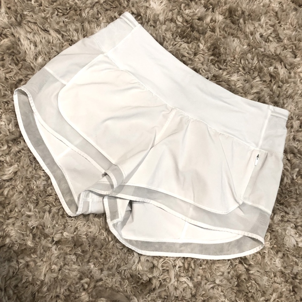 Lululemon white shorts